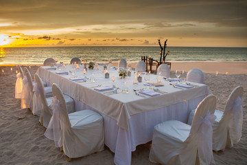 long dinner table