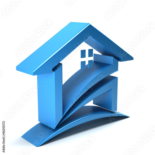 "3D House Logo" Stock photo and royalty-free images on Fotolia.com