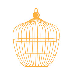 Birdcage isolated illustration
