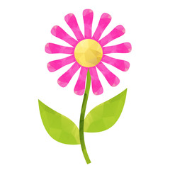 flower with polygonal