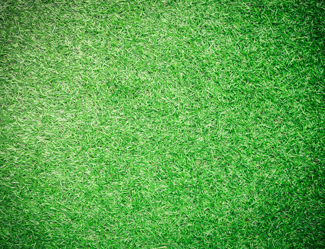 Artificial turf top view /Green artificial turf for background