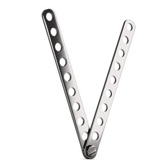 Letter V made from metall construktor. 3d