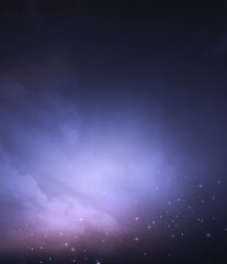 Obraz premium night sky background