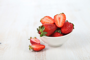 Ripe strawberries a