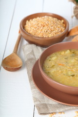 Delicious pea soup