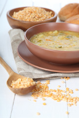 Delicious pea soup