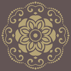 Floral Vector Abstract Pattern