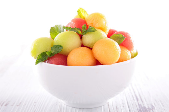 fruit salad in bowl