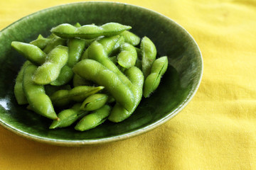 Boiled edamame