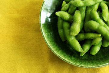 Boiled edamame