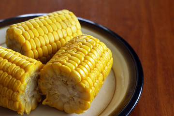 Boiled corn