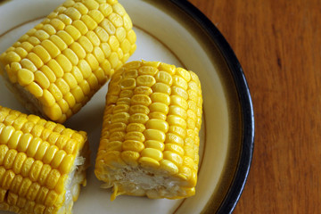 Boiled corn