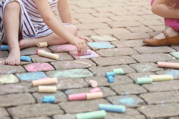 Summer painting chalk