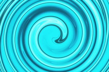 abstract spiral bright blue