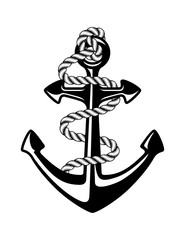 anchor with rope