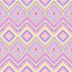 Hand drawn painted seamless pattern. Vector illustration