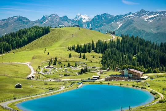 Erholungsgebiet Komperdell bei Serfaus, Tirol