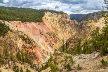 Yellowstone Canyon with river