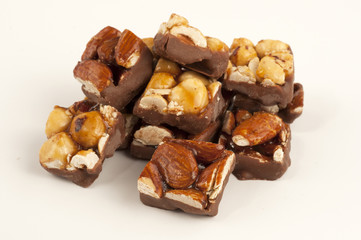 Chocolate pieces