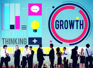 Obraz premium Growth Improvement Development Success Business Concept