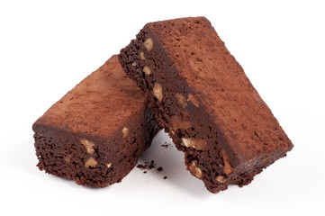 Brownies with walnuts