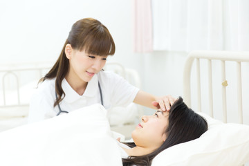 Obraz premium 笑顔の看護師 