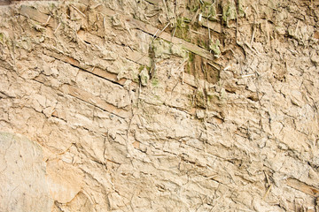 Wattle and daub wall texture