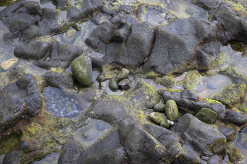 black stones