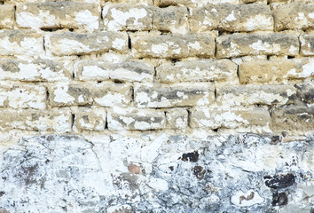 grunge clay brick wall,Texture background