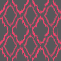 Ikat seamless pattern design