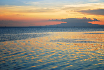 Beautiful Tropical Seaside Sunset