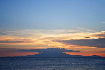 Beautiful Tropical Seaside Sunset