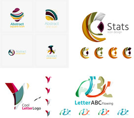 Letter business emblem collection