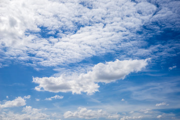 Beautiful clouds and blue sky