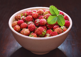 strawberries in a bowl