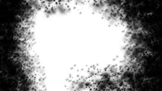 Paint Splatter Black and White Luma Matte Transition Animation