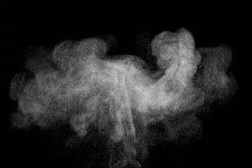 Abstract design of  powder cloud