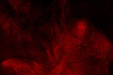 Abstract design of  powder cloud