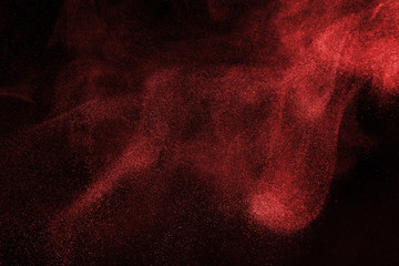 Abstract design of  powder cloud