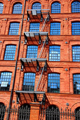 old factory building in Manufactura rebuilt as a hotel in Lodz © teressa