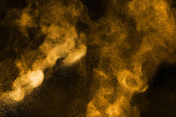 Abstract design of  powder cloud