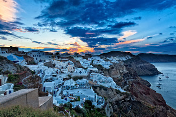 oia at sunrise