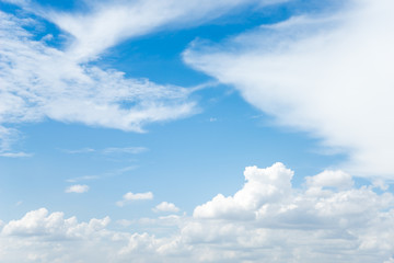 Beautiful clouds and blue sky