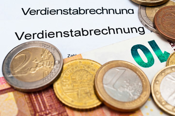 Verdienstabrechnung Mitarbeiter