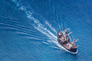 FUNCHAL, PORTUGAL - JUNE 26: Tourists making a cruise with a rep © Curioso.Photography