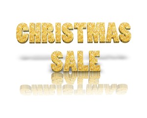 Christmas sale 3d wort 