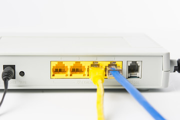 Wireless modem router network hub