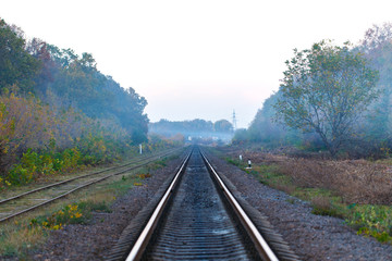 Fototapeta premium railroad tracks