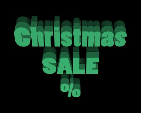 Christmas sale % 3d wort