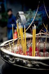 Streets, buildings and houses in Vietnamese cities